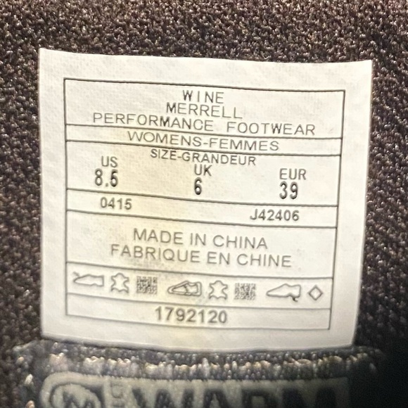 Merrell Women’s Eventyr Bond Waterproof Winter Boots Wine Color Women’s 8.5 EUC - Picture 4 of 5